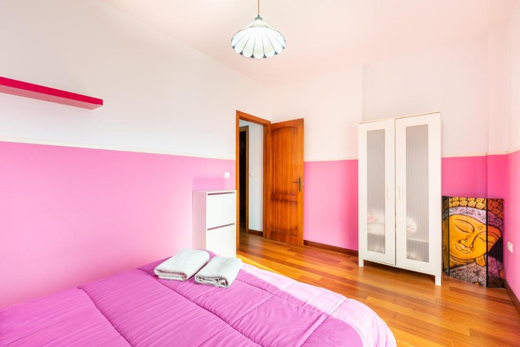 Postel nebo postele na pokoji v ubytování Casa rural Paradise Holidays
