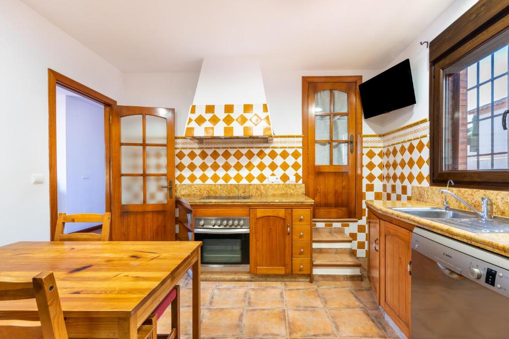 Kuchyň nebo kuchyňský kout v ubytování Casa rural Paradise Holidays