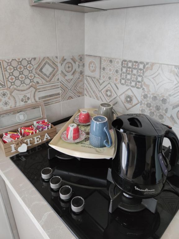 Kuchyň nebo kuchyňský kout v ubytování B&B Stella Di Mare - Ortona