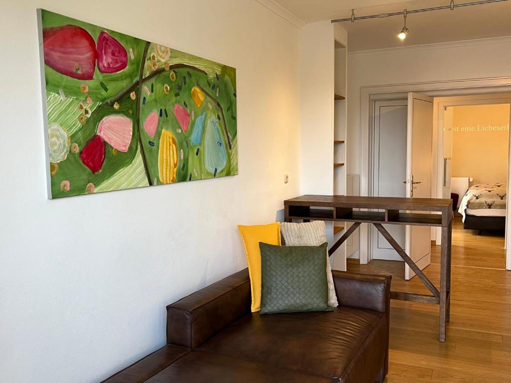 Posezení v ubytování Aparthotel Parsberg GreenDesign
