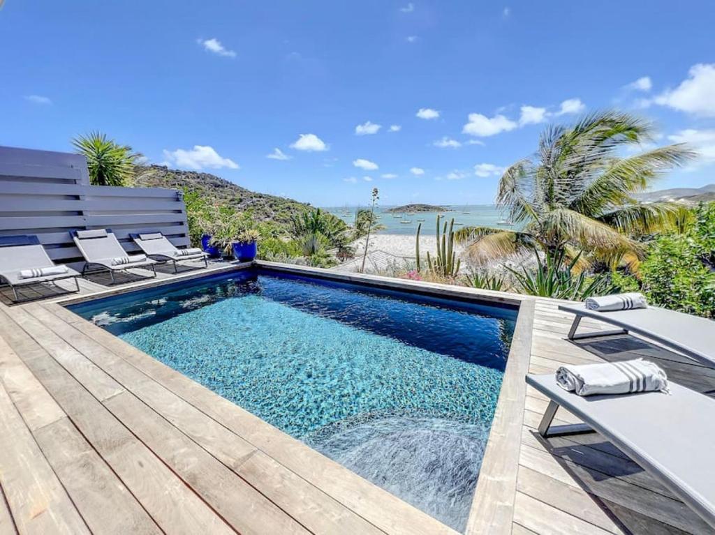 Little Paradise 2, private pool, awesome sea view, Cul de Sac (preços ...