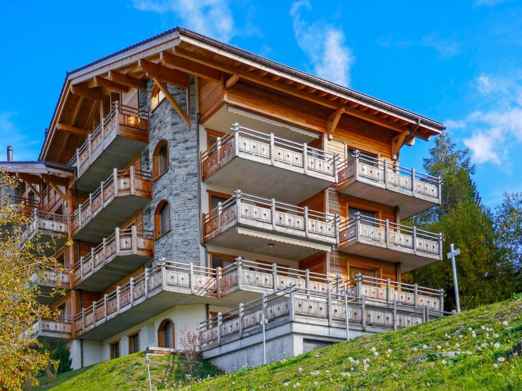 Balkón nebo terasa v ubytování Apartment Ferme de Sandra E0 by Interhome