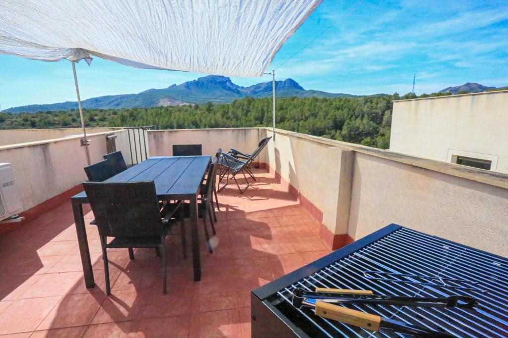 Nespecifikovaný výhled na hory nebo výhled na hory při pohledu z apartmánu