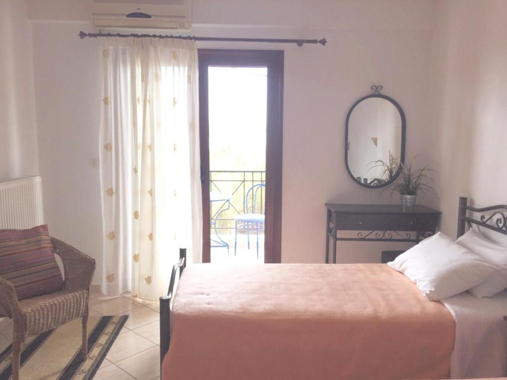 Letto o letti in una camera di Holiday Zigos