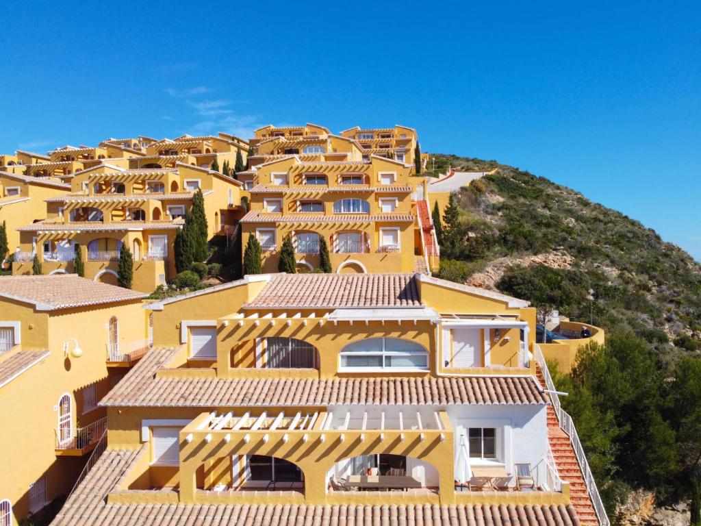 Nespecifikovaný výhled na hory nebo výhled na hory při pohledu z apartmánu