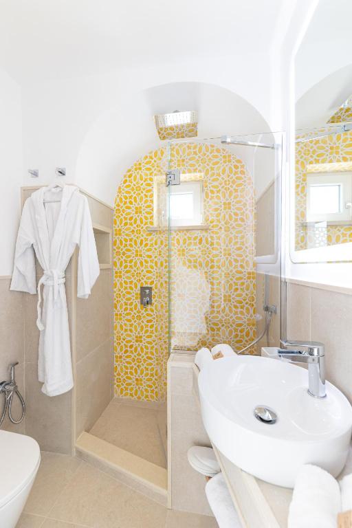 Koupelna v ubytování Suite Belvedere Capri Exclusive Rooms
