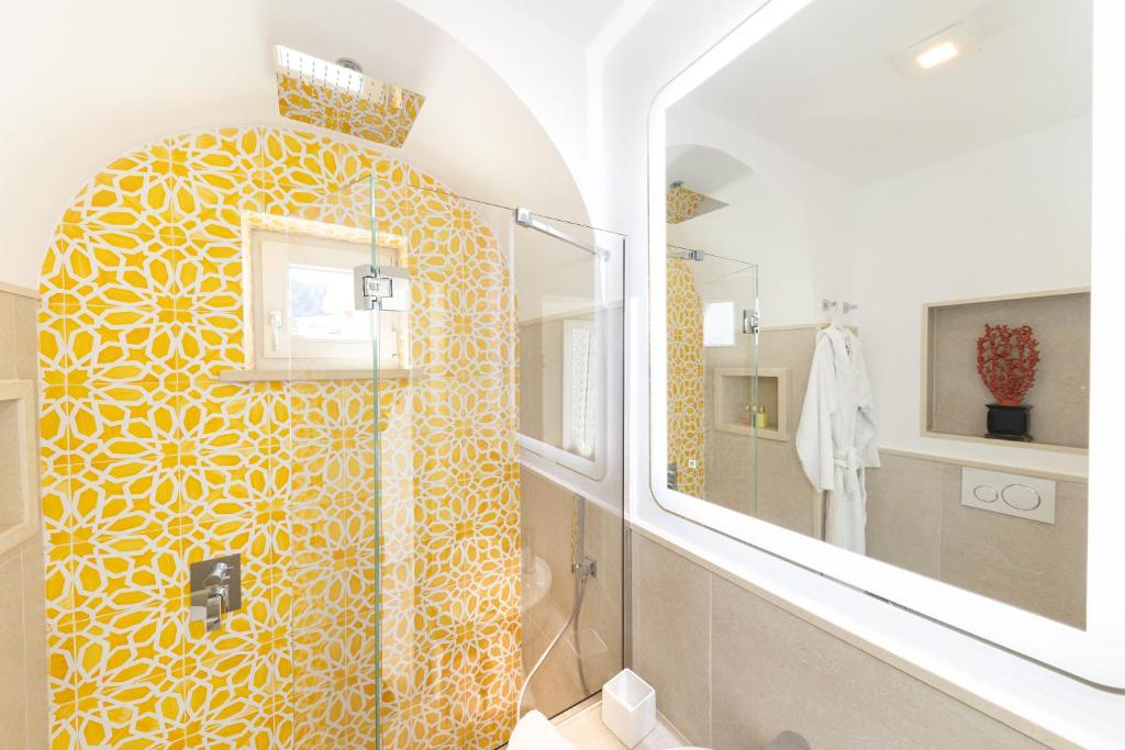 Koupelna v ubytování Suite Belvedere Capri Exclusive Rooms