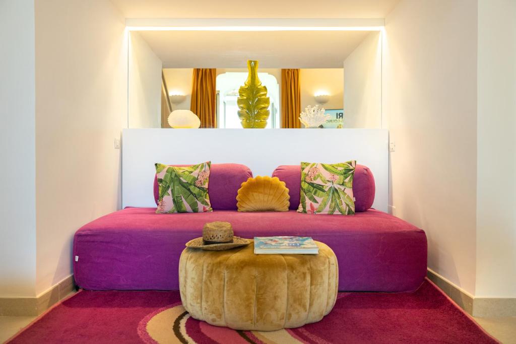 Posezení v ubytování Suite Belvedere Capri Exclusive Rooms