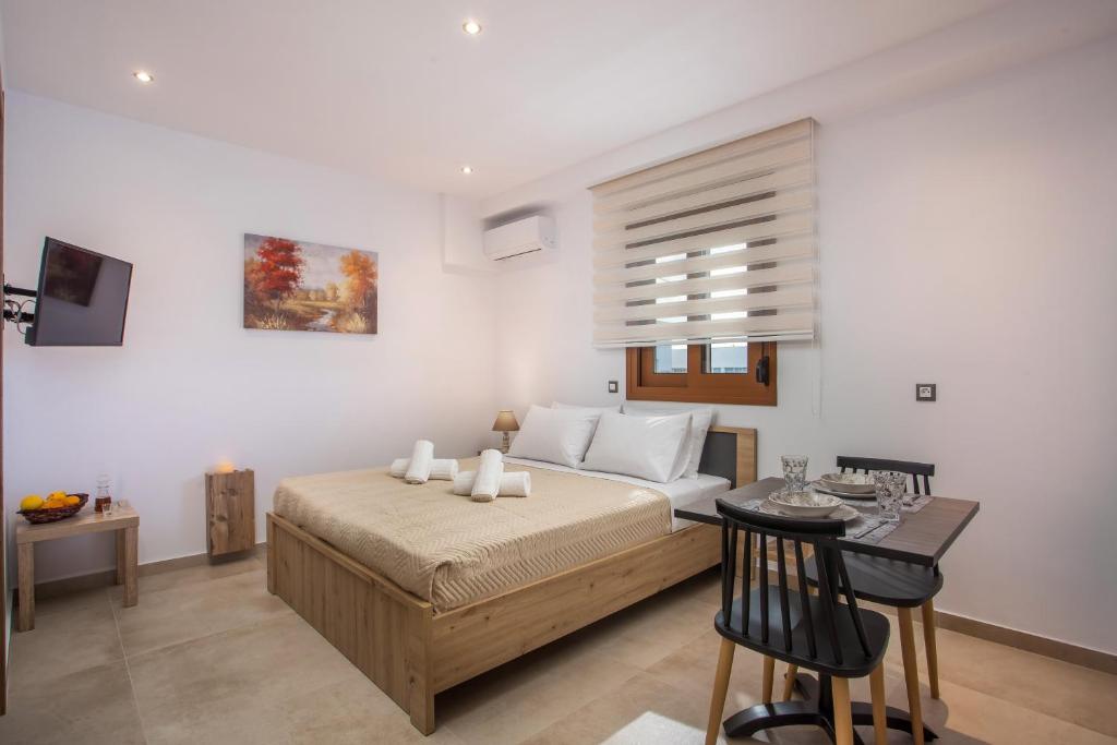Postel nebo postele na pokoji v ubytování M&E APARTMENTS