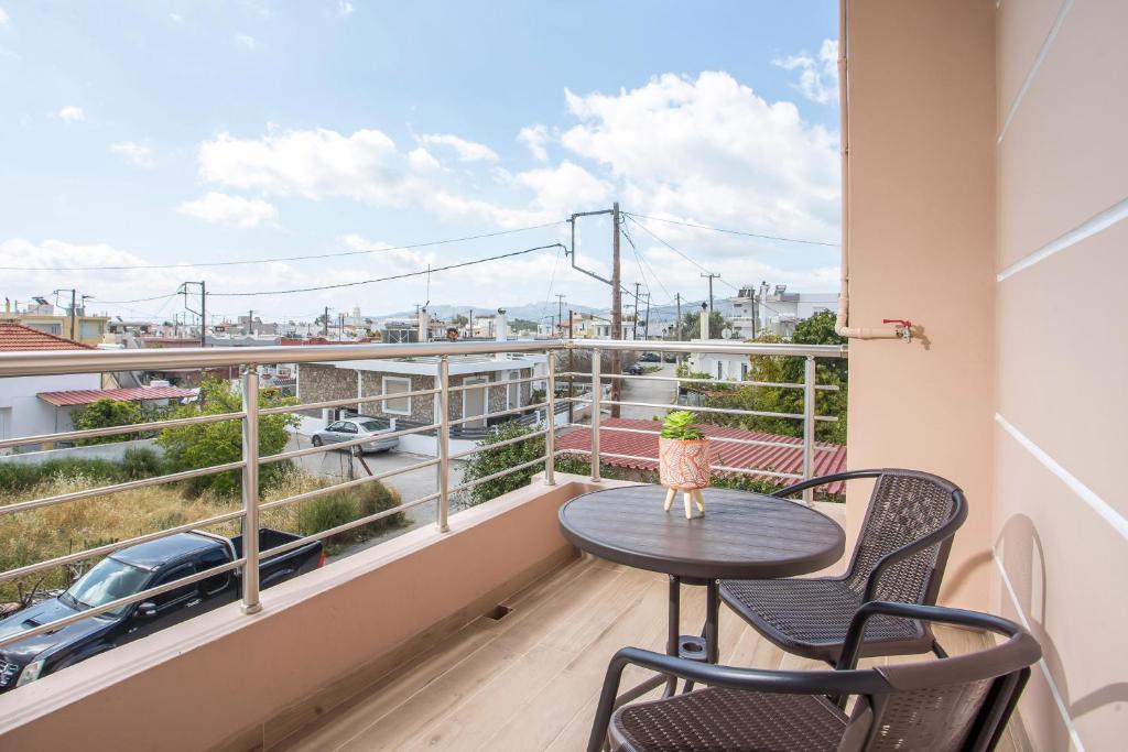 Balkón nebo terasa v ubytování M&E APARTMENTS