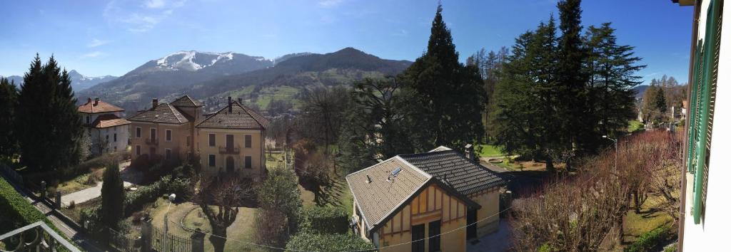 Widok na góry z tego hotelu