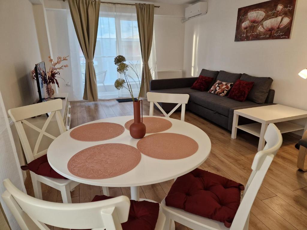 Χώρος καθιστικού στο Sky Airport Residence