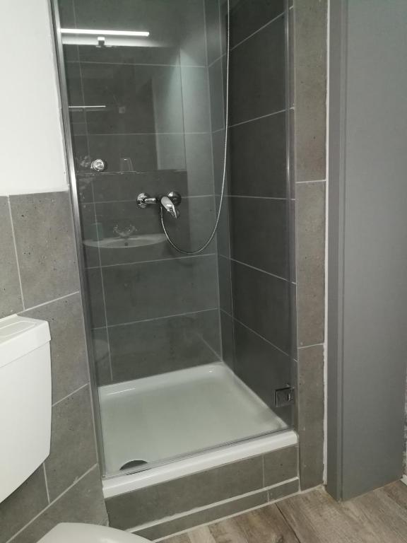 Koupelna v ubytování Gästehaus Fuchsröhre