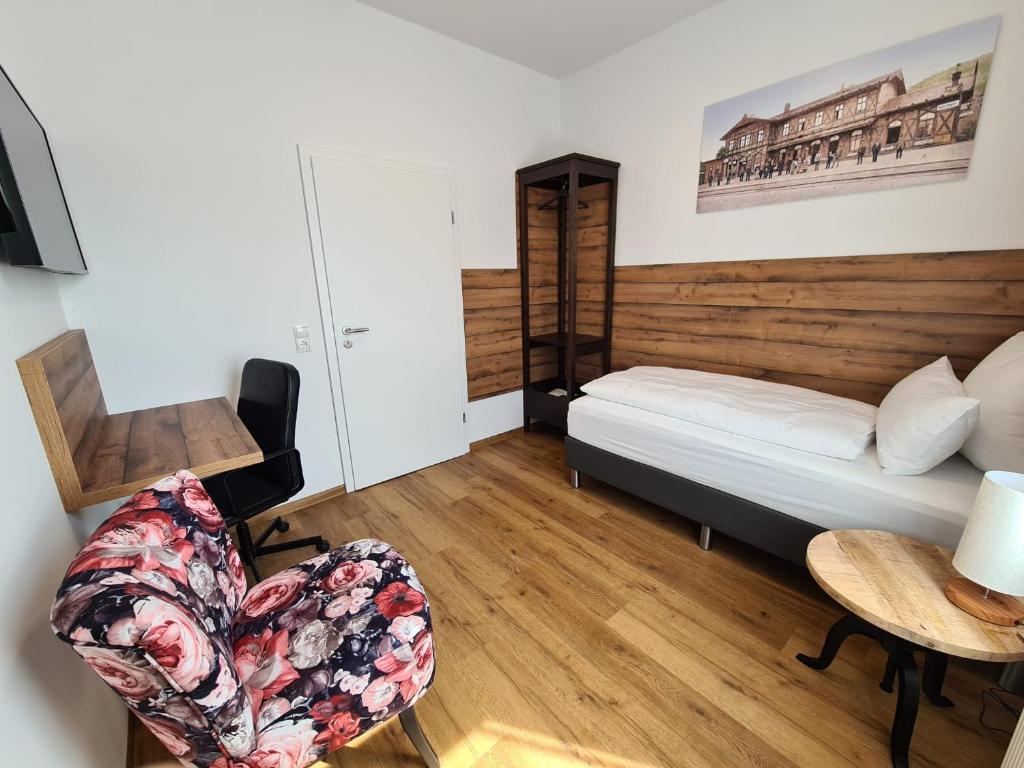 Posezení v ubytování Hotel Gleis 3viertel Jena