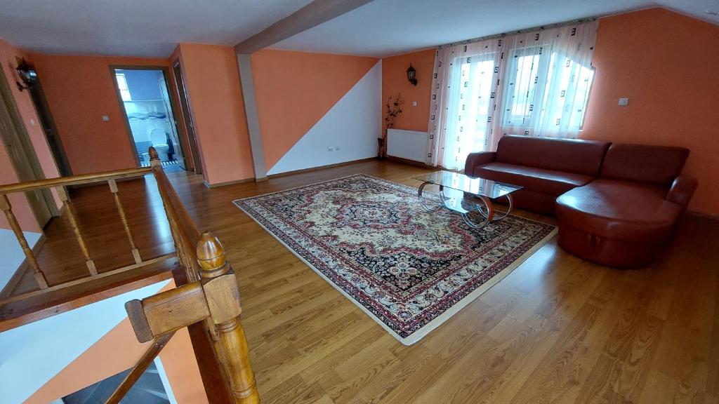 Posezení v ubytování Vila Coman