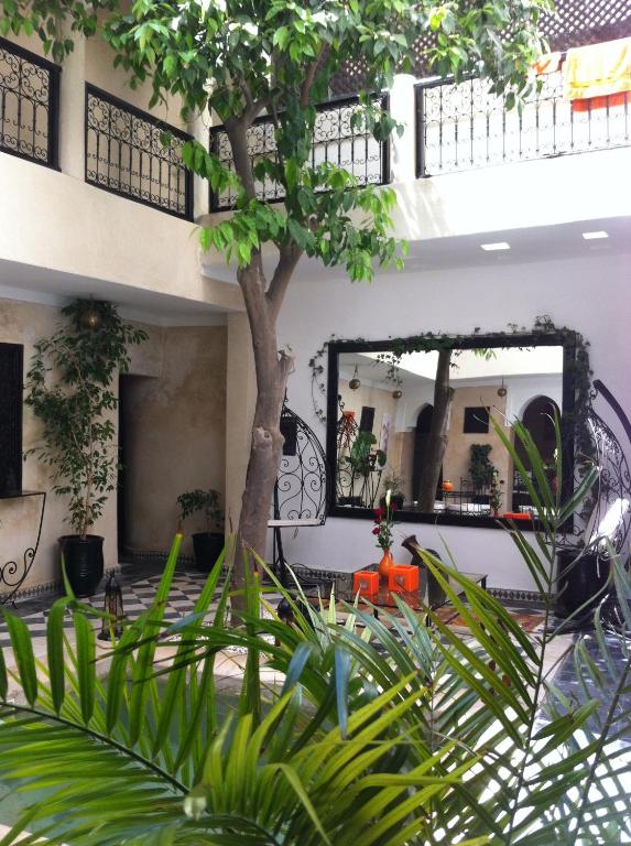 Zahrada ubytování Riad Le Bel Oranger