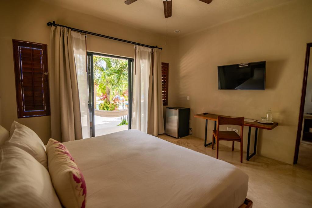 Blue Palm Bacalar - Adults only - 双人间 - 带露台