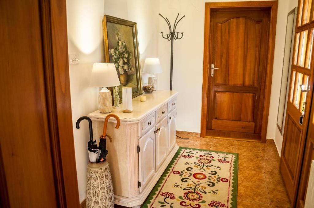 Kuchyň nebo kuchyňský kout v ubytování Petrov konak - apartman Petar