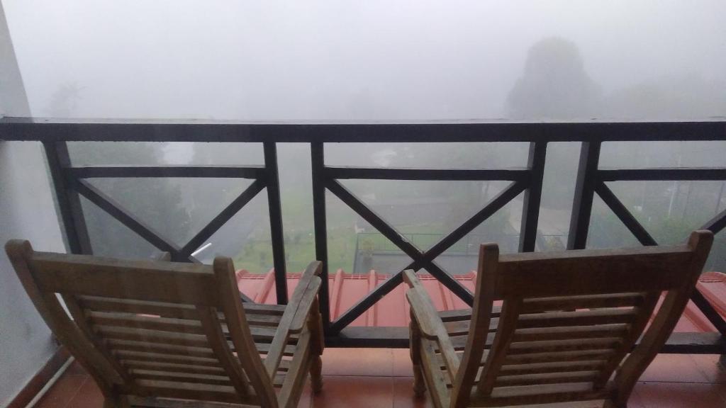 Balkón nebo terasa v ubytování Alta Vista