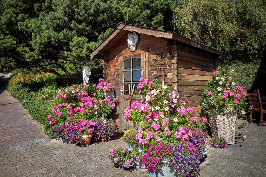 Zahrada ubytování Le Mont-Vully - Hôtel Restaurant