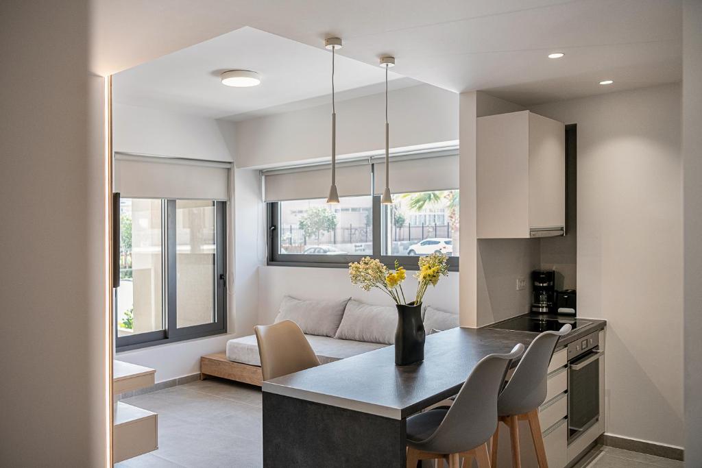 A kitchen or kitchenette at Casa D'Irene Apts