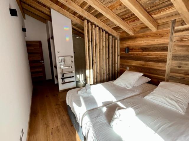 Posteľ alebo postele v izbe v ubytovaní Chalet Neuf du Pape
