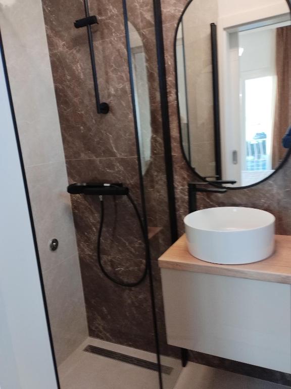 Kúpeľňa v ubytovaní Apartmani Leo-Marin