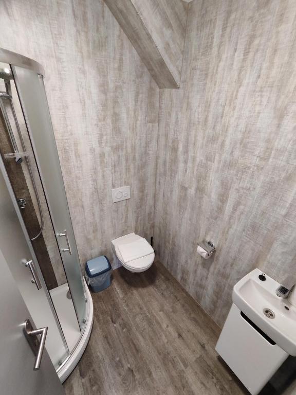 Koupelna v ubytování Hotel Stará Škola