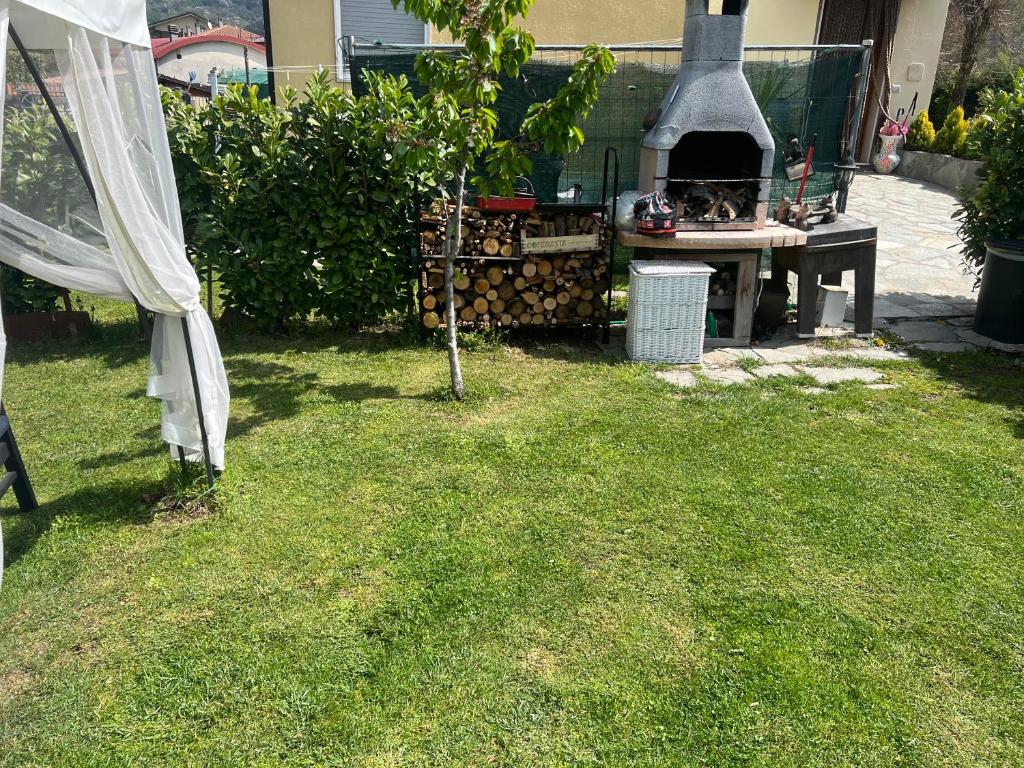 Zahrada ubytování Casa R&E