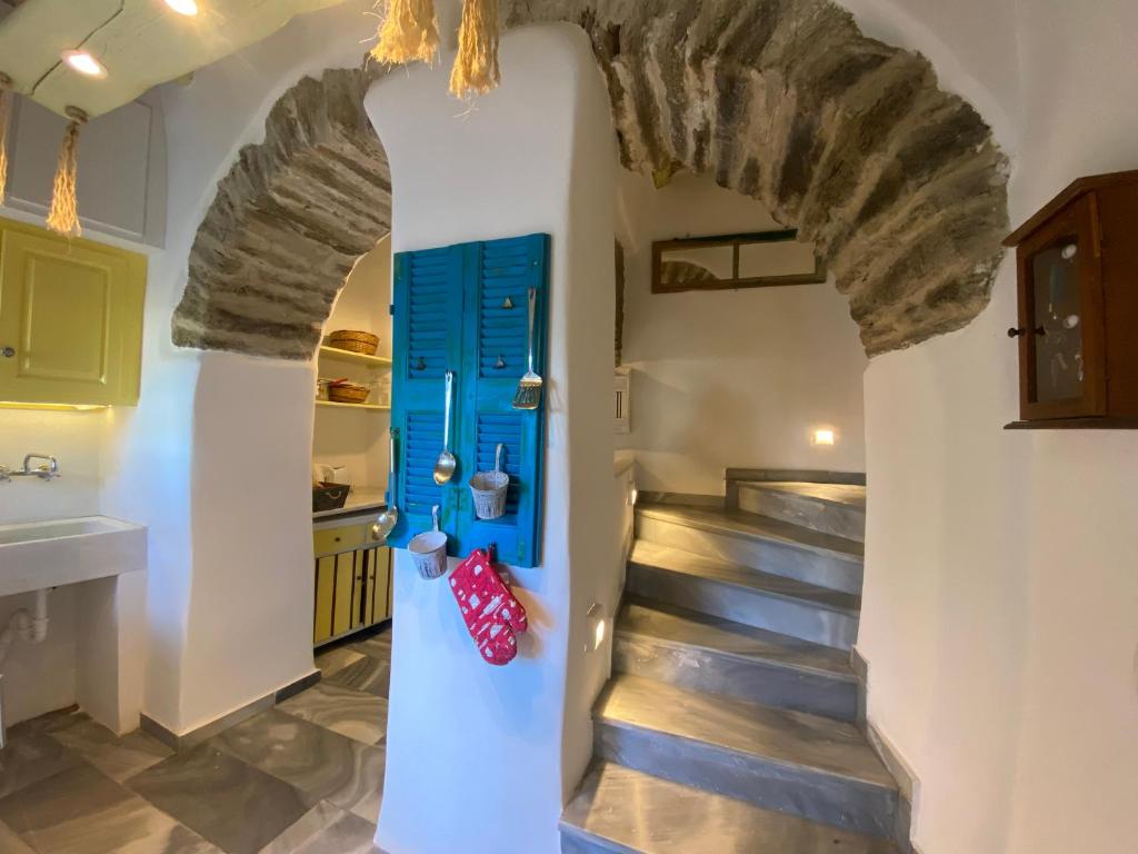 Kuchnia lub aneks kuchenny w obiekcie Villa Meltemi