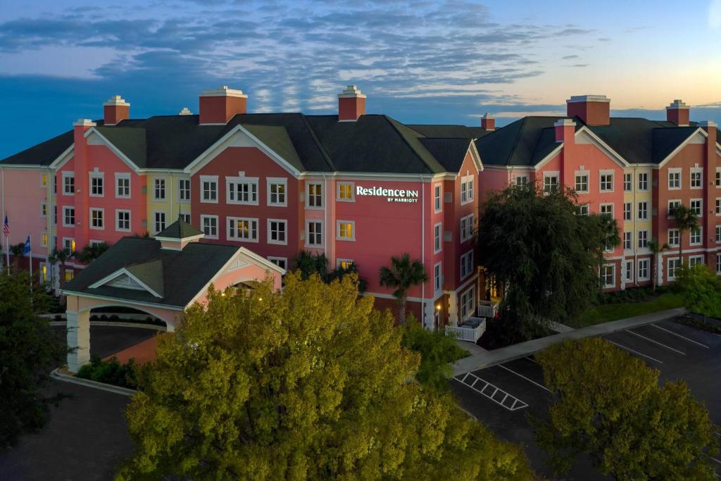 an overhead view of a large building at Residence Inn by Marriott Charleston Airport in Charleston
