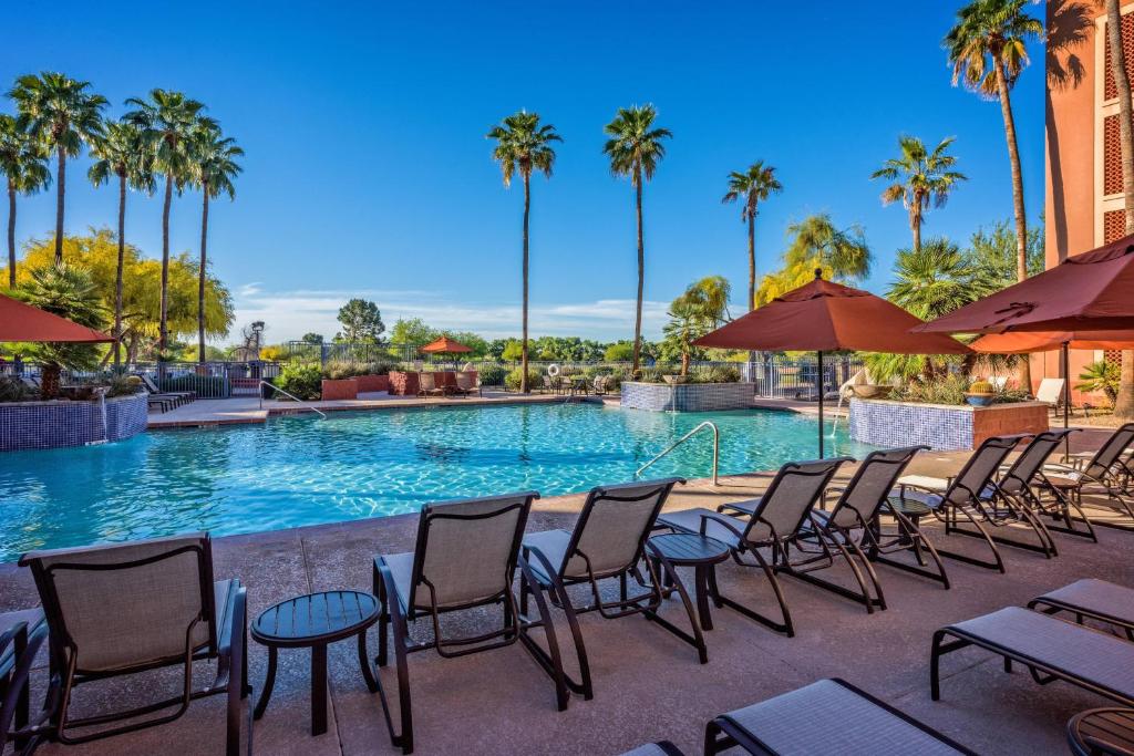 Bazén v ubytování Scottsdale Marriott at McDowell Mountains nebo v jeho okolí