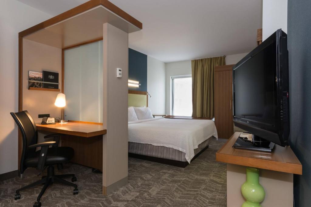 SpringHill Suites by Marriott Charlotte Ballantyne - King Studio Met Bankbed