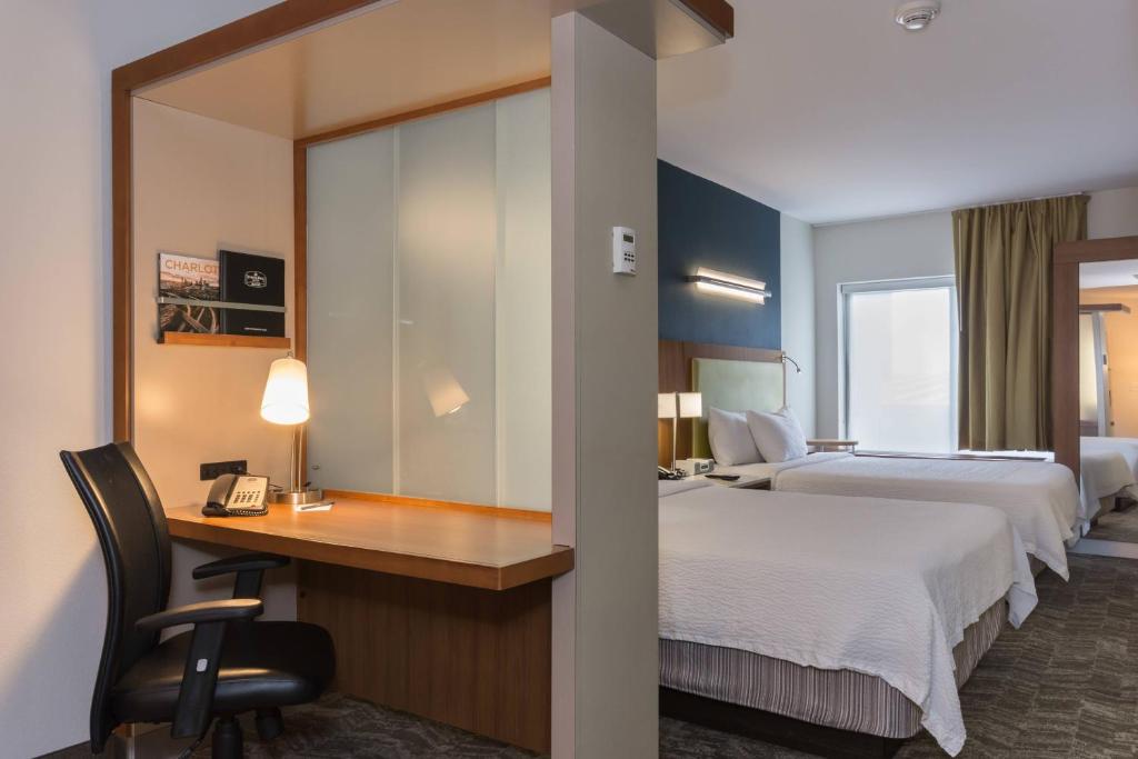 SpringHill Suites by Marriott Charlotte Ballantyne - Queen Studio Met Bankbed
