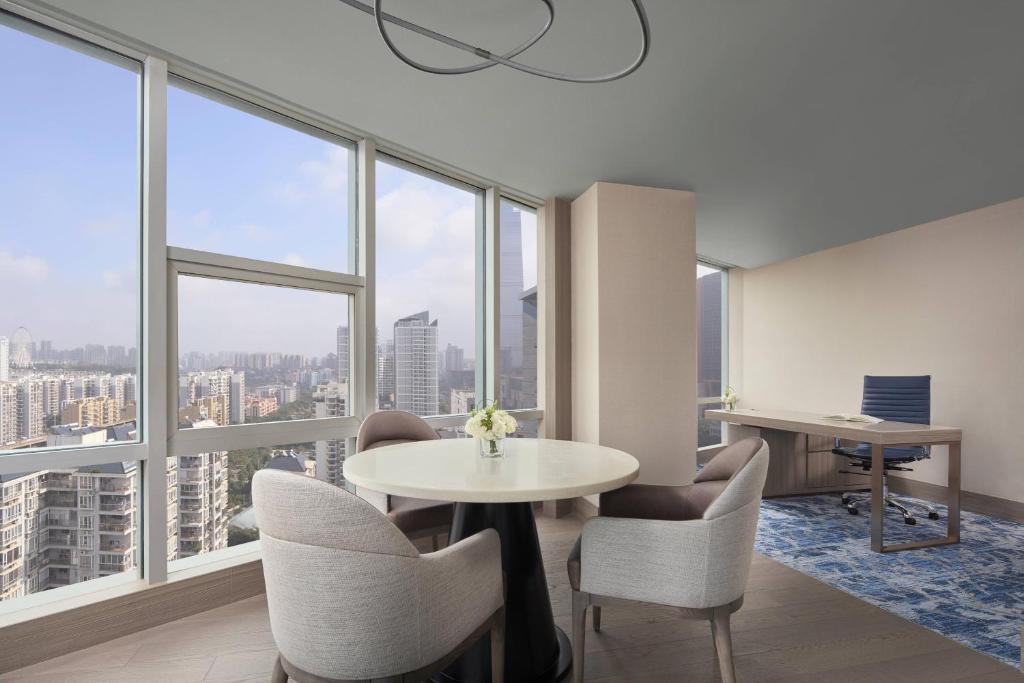 Posezení v ubytování Nanning Marriott Hotel