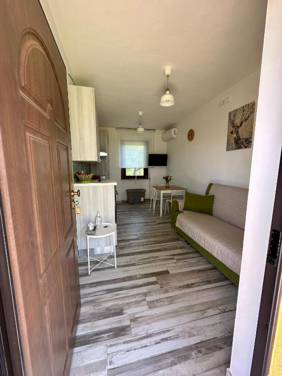 Kuchyň nebo kuchyňský kout v ubytování B&B Dimora delle Ninfee