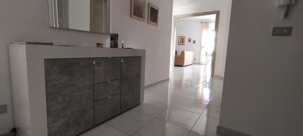 Kuchyň nebo kuchyňský kout v ubytování Camera con vista