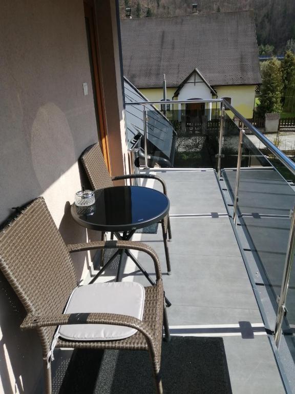 Balkón nebo terasa v ubytování APARTMÁNY PIETRO