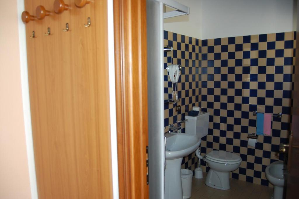 Koupelna v ubytování B&B Il Gufetto