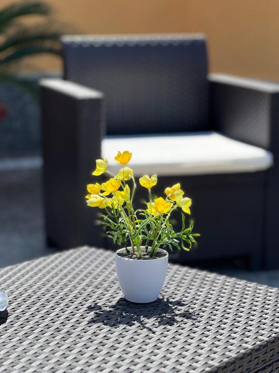A seating area at Casa Michele
