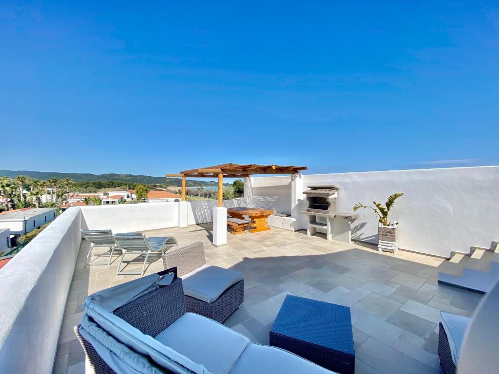 Balkon lub taras w obiekcie Villaggio Camping Oasi