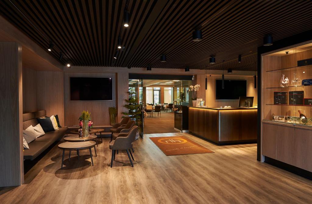 Kuchyň nebo kuchyňský kout v ubytování Hotel Hedegaarden