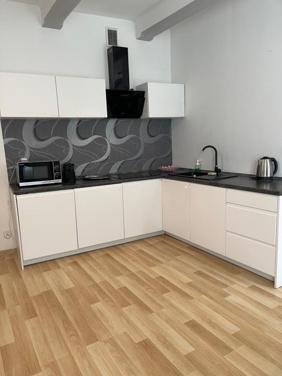 Kuchyňa alebo kuchynka v ubytovaní Marka Apartment 1