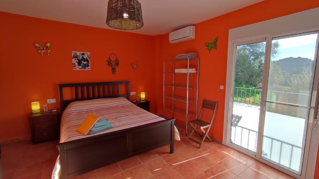 Posteľ alebo postele v izbe v ubytovaní B&B Casa El Corasueño