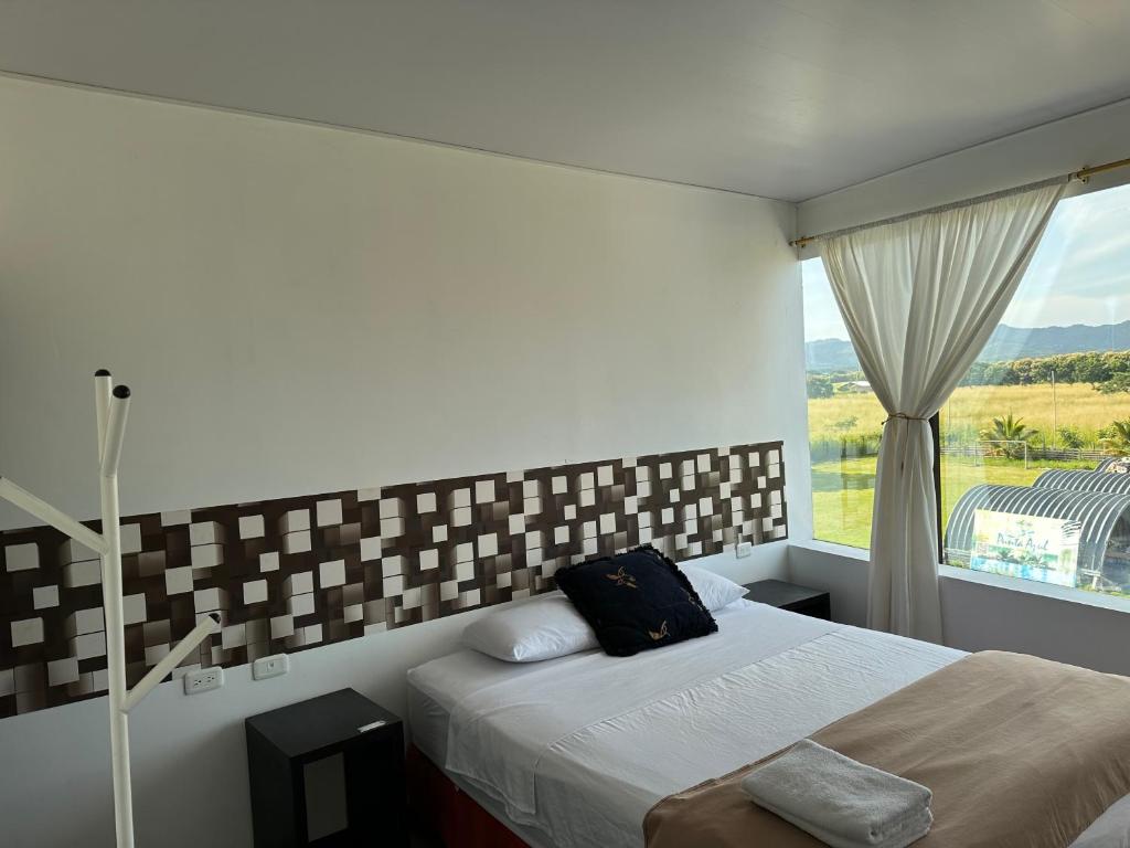 Postel nebo postele na pokoji v ubytování Hotel Punta Azul