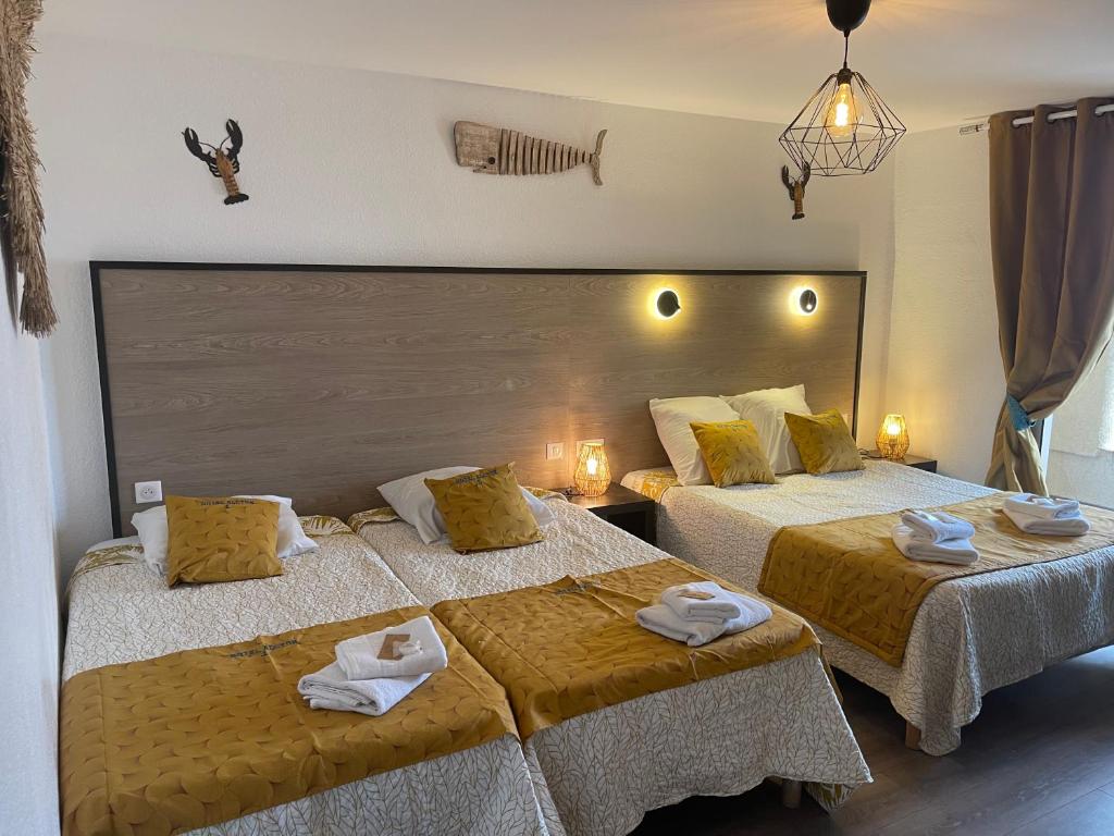 Hotel Alcyon - Vierpersoonskamer