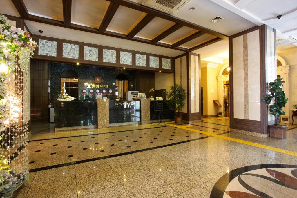 Vstupní hala nebo recepce v ubytování Aura Hotel