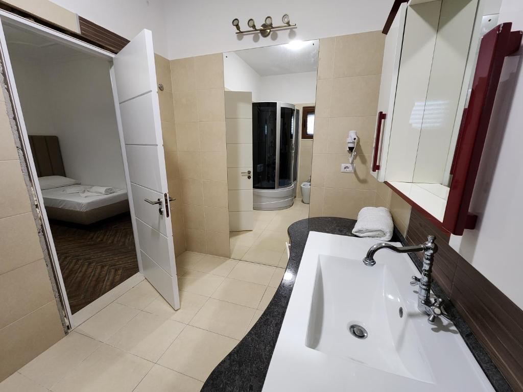Koupelna v ubytování Villa AX Mirage