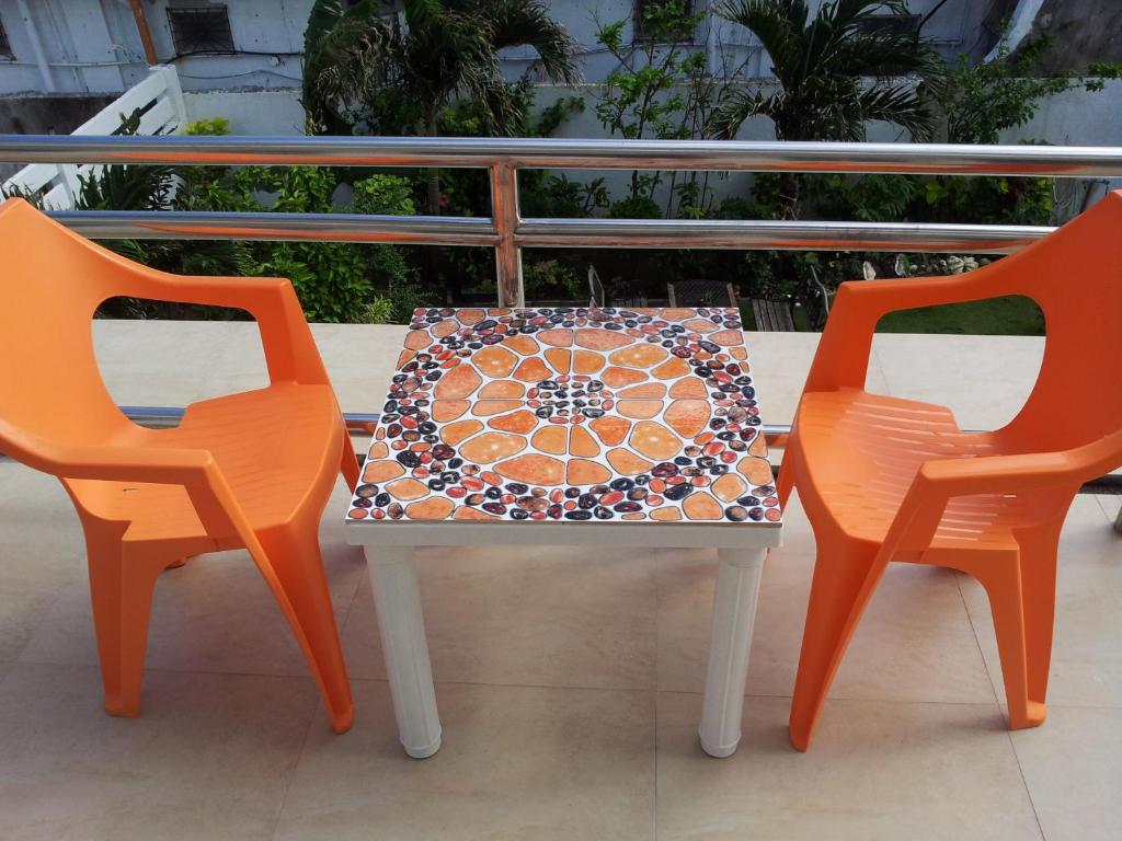 Balkón nebo terasa v ubytování ClubBoracay Apartelle