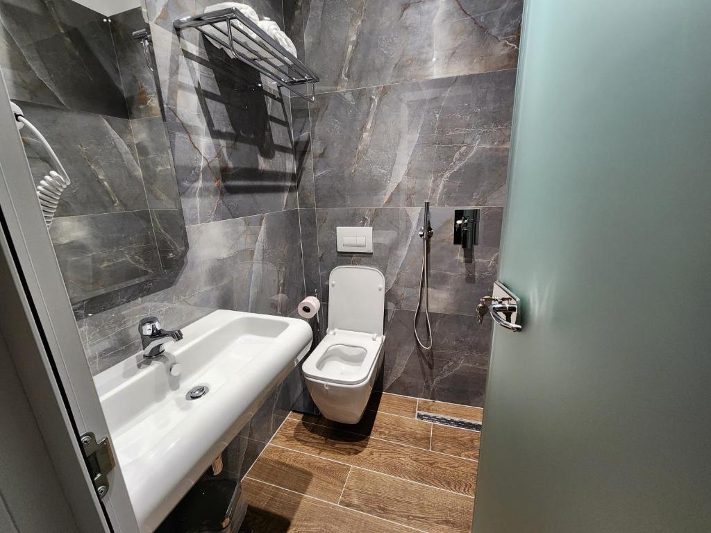 Koupelna v ubytování Villa AX Mirage